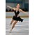 voordelige Schaatsjurken-Kunstschaatsjurk Dames Voor meisjes Schaatsen Jurken Donker Marineblauw Open achterkant Asymetrische zoom Netstof Hoge Elasticiteit Opleiding Wedstrijd Kunstschaatskleding Klassiek Kristal