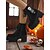 baratos Para mulheres-Botas plataforma femininas de camurça preta gótica - botas de cano curto com salto grosso e cadarço com bordado de esqueleto para Halloween, cosplay de outono &amp;roupa de festa