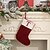 abordables Medias &amp; Sujetadores-Medias navideñas de punto rojo con diseño de letras, tamaño mediano, con alfabeto bordado, para regalar en casa, chimenea, decoración festiva para fiestas navideñas.