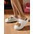 abordables Claquettes et tongs femme-Chaussons blancs en fausse polaire pour femme avec joli motif corgi – chaussures d&#039;hiver confortables pour la maison, la chambre et le salon