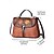 abordables Bolsos de mano y tote-Bolso de mano vintage de piel con bordado floral para mujer: elegante bolso de hombro con diseño floral, ideal para uso diario informal y citas.
