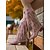 baratos Cowboy &amp; Western Boots-Botas de cowboy femininas de couro sintético marrom com franjas – botas de cano médio bordadas com estilo western, bico quadrado e salto baixo, estilo boho country para rodeios, festivais de música e trajes de outono-inverno