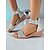 abordables Fiesta Nocturna-Sandalias de cuña con tiras en el tobillo y lentejuelas para mujer: zapatos de fiesta con punta abierta y brillo para la vida nocturna y atuendos de discoteca.
