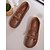economico Slip-ons e mocassini da donna-mocassini marroni da donna con dettaglio nodo in corda – morbidi mocassini in similpelle per la guida, le giornate di lavoro informali e il comfort del fine settimana