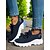 economico Sneakers da donna-scarpe da corsa Flyknit arancioni brillanti da donna: scarpe da passeggio traspiranti con lacci per fitness, viaggi e commissioni quotidiane