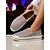 abordables Fiesta Nocturna-Zapatillas de plataforma con diamantes de imitación para mujer, zapatos de fiesta informales brillantes para la vida nocturna y atuendos de club.