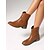 abordables Cowboy y botas occidentales-Botines de piel sintética color vino tinto para mujer: botas cortas de tacón bajo estilo western informal para el trabajo, viajes y atuendos cotidianos.