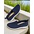 abordables Baskets femme-Baskets Flyknit à enfiler pour femme – chaussures plates légères et respirantes pour la marche, le shopping et les vacances
