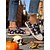 tanie Dla kobiet-Damskie espadryle z płótna z motywem czaszki i podeszwą z juty – sznurowane buty sportowe na Halloween w stylu gotyckim, do jesiennych stylizacji i codziennej wygody