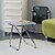 cheap Home Supplies-Space-Saving Foldable Acrylic &amp; Metal Side Table - Modern Minimalist Green Design, Sturdy No Assembly Required for Small Spaces, Living Room, Bedroom, Office, Versatile &amp; Elegant Furniture, Durable