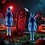 abordables Halloween-Décoration d'extérieur pour Halloween, 1 paquet de panneaux de jardin d'Halloween, piquets de jardin doubles fantômes, panneau fantôme extérieur effrayant pour toile de fond photo, fête, allée,