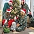 voordelige Dagelijkse Gezinsmatching-Familie-look Pyjama  Kerst patroon Huis Afdrukken Donkergroen Lange mouw Actief Bijpassende outfits