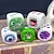 cheap Halloween-5 pcs Monster Dice, Funy Monster Face Resin Dice Set, Halloween Tabletop Game Dice Set Props, Weird Monster Dice Set for Table Games, Role Playing Games, Offices Home Party Game Props Gift