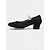 economico Scarpe da ballo allenamento-scarpe da ballo nere da donna per l&#039;allenamento - scarpe da ballo professionali con tacco basso e cinturino elastico per l&#039;allenamento &amp; prova