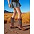 baratos Cowboy &amp; Western Boots-marrom feminino &amp;botas de cowboy bege com detalhes de coração - calçados chiques de estilo western para moda urbana