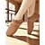 preiswerte Tanzschuhe zum Üben-Damen-Tanzschuhe aus hautfarbenem Mesh – leichte, atmungsaktive Flats für Ballett, Modern &amp;Jazz-Ausbildung