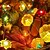 baratos Luzes interiores a pilhas e USB-Iluminação LED de Ação de Graças Luzes de Outono Abóbora 3D Folha de Bordo Bolota 2M 20LEDs Luzes de Cordão Alimentadas por Bateria Halloween Decoração de Festa Jardim Familiar Terraço Cerca