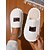 abordables Claquettes et tongs femme-Chaussons d&#039;intérieur en peluche rose large pour femmes – des chaussons d&#039;intérieur confortables avec semelle coussinée pour la maison, le dortoir et les moments de détente