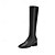 abordables Bottes à la mode-bottes extensibles hautes pour femmes avec talons de forme unique et design minimaliste, chaussures de mode urbaine chic