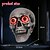 abordables Halloween-Cabezas de calavera parlantes de Halloween: calavera de ojos rojos iluminada, decoración de esqueleto iluminado con temática de Halloween, decoraciones festivas de Halloween con ojos rojos para fiesta