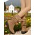 abordables Botas holgadas-Botas holgadas de ante sintético marrón para mujer con tacón bajo, cómodas botas de media pantorrilla para looks casuales de otoño e invierno.