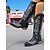 baratos Cowboy &amp; Western Boots-Botas de cowboy femininas estilo western, cano médio, couro sintético vermelho com bordado branco, zíper lateral e salto baixo, ideais para festivais de música country, trajes de rodeio e streetwear casual de outono