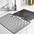 baratos Utensílios &amp; Aparelhos de Cozinha-2 tapetes de drenagem de silicone antiderrapantes para cozinha - design de drenagem integrado, resistente ao calor e fácil de limpar, adequado para bancadas, pias e geladeiras