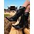 voordelige Cowboy &amp; Western Boots-Rode western cowboylaarzen met franjes en geborduurde details voor dames – retro festivalkniehoge rijlaarzen voor rodeo, muziekfestivals en country-stijl outfits