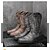 abordables Cowboy et bottes occidentales-Bottes de cowboy western pour hommes, bout carré, à enfiler, mi-mollet, chaussures décontractées de style campagnard pour un usage quotidien