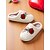 abordables Claquettes et tongs femme-Chaussons en peluche pour femmes en forme de cœur – Chaussons d&#039;intérieur chauds et moelleux pour l&#039;hiver, la Saint-Valentin, la chambre et les vêtements d&#039;intérieur douillets