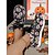 abordables Para mujeres-Zapatillas con cordones y estampado de calabaza de Halloween para mujer: zapatos casuales ligeros para caminar, ropa de calle de otoño y cosplay. &amp;fiestas de disfraces