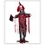 baratos Halloween-Estatueta de palhaço de Halloween segurando uma faca de açougueiro, sala secreta de casa mal-assombrada, sensor elétrico iluminado, acessório decorativo