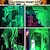 cheap Halloween-Halloween Glow in The Dark Spider Web Fake Cobwebs Stretch Green Spider Webs for Halloween Outdoor Indoor Home Decorations Creepy Party Decor
