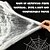 cheap Halloween-Halloween Glow in The Dark Spider Web Fake Cobwebs Stretch Green Spider Webs for Halloween Outdoor Indoor Home Decorations Creepy Party Decor