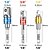 cheap Hand Tools-3Pcs Impact Driver Socket Extension Adapter Extended Converter Power Drill Hex To High Speed Nut Male Square Wrench 1/4 3/8 1/2