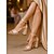 abordables cocktail-Sandales à talons carrés en satin violet pour femmes avec bride à la cheville - Chaussures élégantes à bout ouvert pour cocktails et occasions formelles