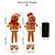 cheap Collectible Figurines-Christmas Plush Decoration Gingerbread Man Plush Doll Hanging Leg Design Christmas Cookie Man Stuffed Ornament Festive Holiday Window Display Decoration Christmas Party Home Decor Gift