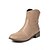 abordables Cowboy y botas occidentales-Botines de piel sintética color vino tinto para mujer: botas cortas de tacón bajo estilo western informal para el trabajo, viajes y atuendos cotidianos.