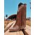 voordelige Cowboy &amp; Western Boots-Rode western cowboylaarzen met franjes en geborduurde details voor dames – retro festivalkniehoge rijlaarzen voor rodeo, muziekfestivals en country-stijl outfits