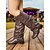 cheap Fashion Boots-Women&#039;s Brown Knee-High Riding Boots - Faux Leather Slouchy Equestrian Style with Buckle Straps and Low Block Heel, Casual Fall Winter Footwear for Outdoor Events, Festivals and Everyday Wear