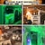 cheap Halloween-Halloween Glow in The Dark Spider Web Fake Cobwebs Stretch Green Spider Webs for Halloween Outdoor Indoor Home Decorations Creepy Party Decor
