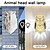 economico applique da esterno-Lampada da parete a LED con animale 3D - lampada con ombra di aquila calva, statua in resina, luce notturna a batteria per giardino, camera da letto, ufficio, scale