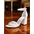 abordables cocktail-Sandales à talons carrés en satin violet pour femmes avec bride à la cheville - Chaussures élégantes à bout ouvert pour cocktails et occasions formelles