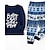 voordelige Dagelijkse Gezinsmatching-Familie-look Pyjama  Brief Kerst patroon Huis Afdrukken Donkerblauw Lange mouw Actief Bijpassende outfits