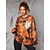 billige T-shirts-Punk &amp; Gotisk Sweatshirt Græskar Overdimensionerede Tie Dye Print Skelethånd Udklædning Dame Halloween Karneval Fest Afslappet Voksen Trøje
