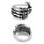 preiswerte Halloween-Zubehör-Gothic-Skelett-Handring für Herren – einzigartiges Legierungsdesign mit Totenkopfdetails, perfekt für Halloween, Kostümpartys und Gothic-Mode-Fans