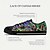 preiswerte Schuhe für Männer-Low-Top-Sneaker aus Canvas für Herren – farbenfroher abstrakter Graffiti-Print, lässige Skateschuhe zum Schnüren, stylische Streetwear &amp; Alltagsschuhe