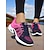 abordables Baskets femme-Baskets Flyknit pour femmes avec semelle à coussin d&#039;air – Chaussures de course légères et décontractées pour le fitness, la marche, la salle de sport et le quotidien