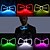 abordables Accesorios-Víspera de Todos los Santos Pajarita Resplandor en la Oscuridad Luz LED encendida Hombre Unisexo Navidad Víspera de Todos los Santos Rendimiento Fiesta Disfraces fáciles de Halloween Disfrazarse