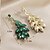 abordables Boucles d&#039;oreilles-Boucle d&#039;Oreille Créoles Le style rétro Poire Goutte ancien Mode Déclaration Des boucles d&#039;oreilles Bijoux Rose foncé / Turquoise / Rose clair Pour Mariage Soirée Fête 1 Paire